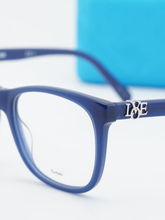 Moschino Love MOL520 0PJP 00 Square Eyeglasses 52mm - Blue main image 10